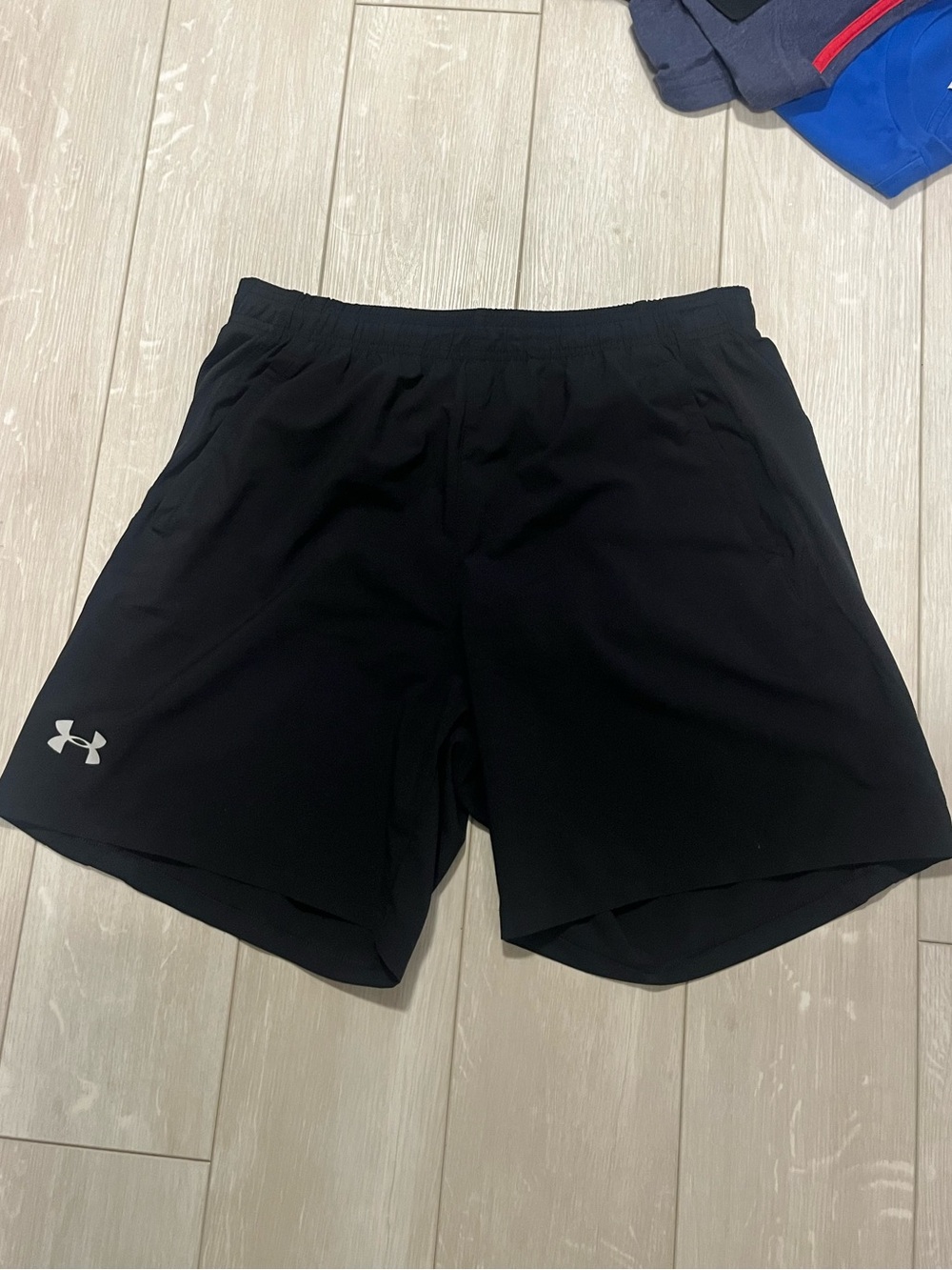 Under Armour Black Men's Athletic Shorts with Reflective Logo